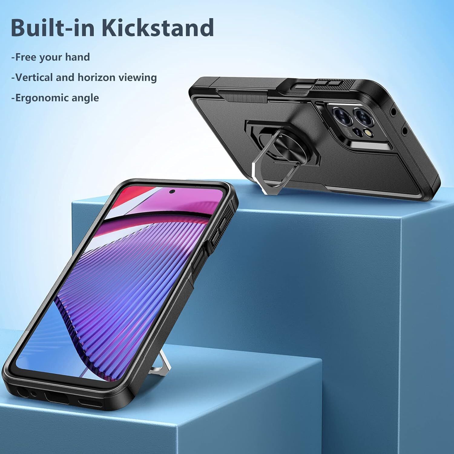 Motorola Moto G Stylus 5G 2023 Case + Glass Screen Protector