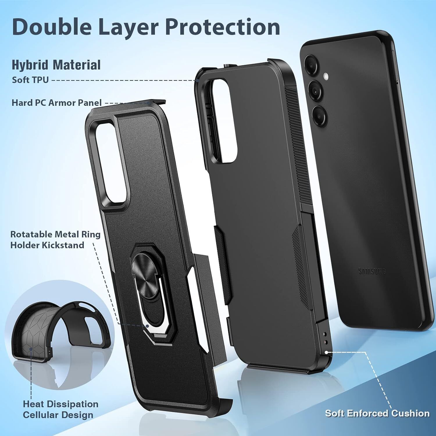 Motorola Moto G Stylus 5G 2023 Case + Glass Screen Protector