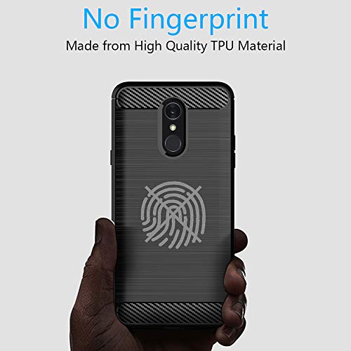 LG Stylo 4 Black Anti-Scratch Silicone Case