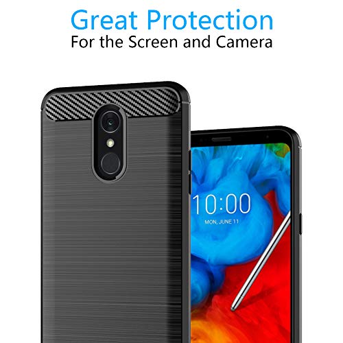 LG Stylo 4 Black Anti-Scratch Silicone Case