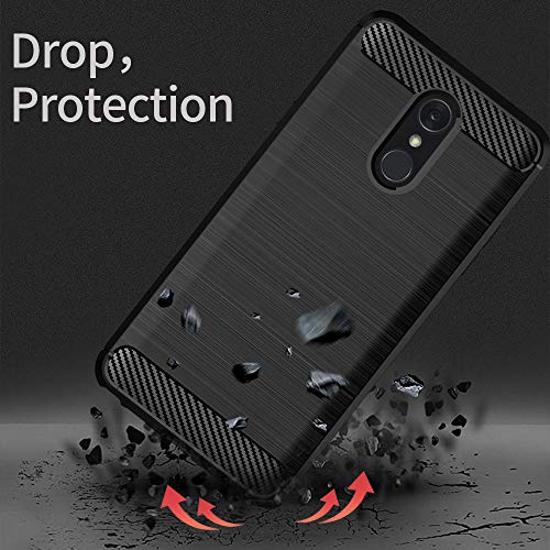 LG Stylo 4 Black Anti-Scratch Silicone Case
