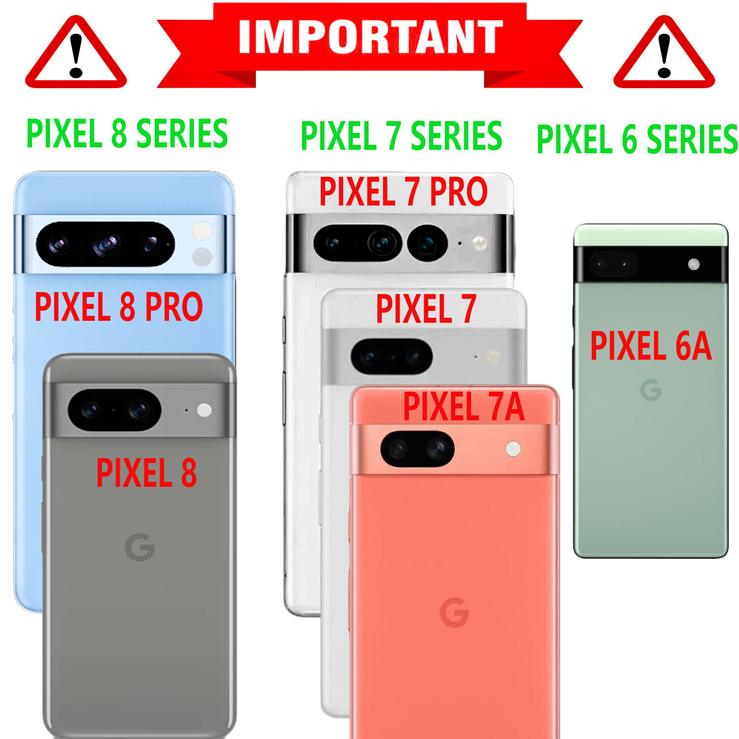 Shockproof Case + Tempered Glass for Google Pixel 6A