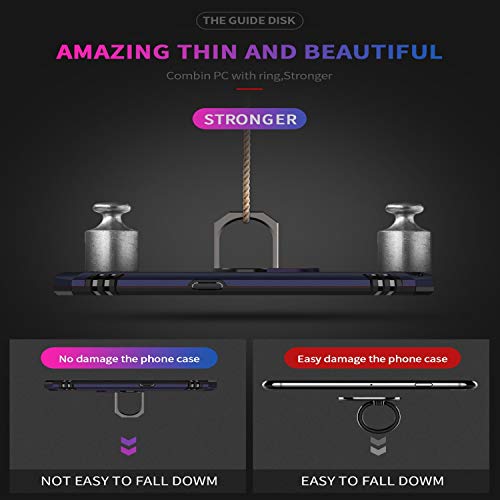 Navy LG Stylo 6 Case with Screen Protector