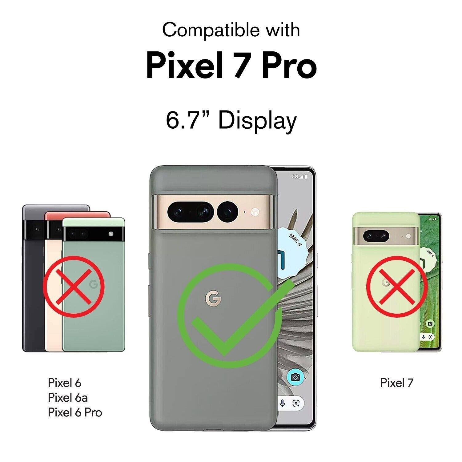 Vena Outcross Hybrid Shockproof Case for Google Pixel 7