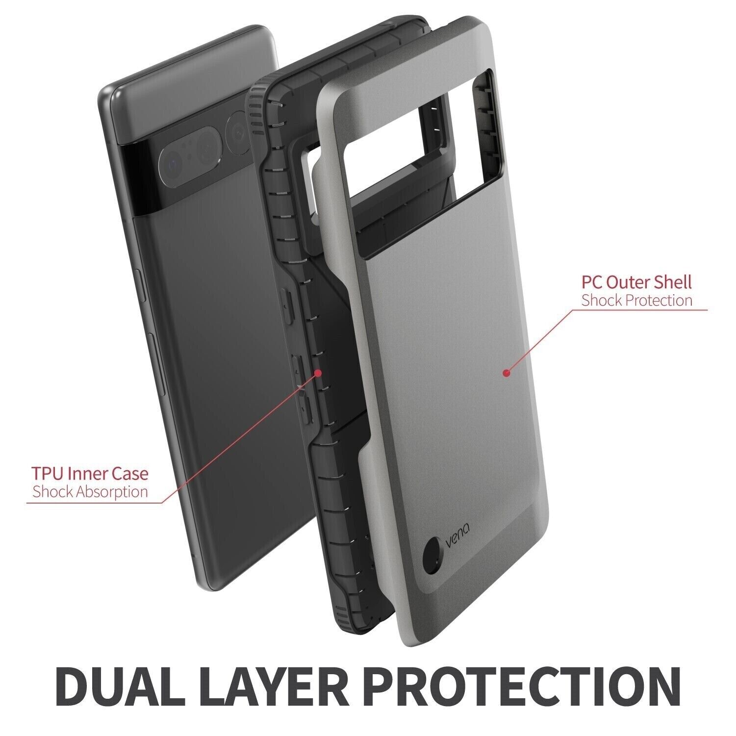 Vena Outcross Hybrid Shockproof Case for Google Pixel 7
