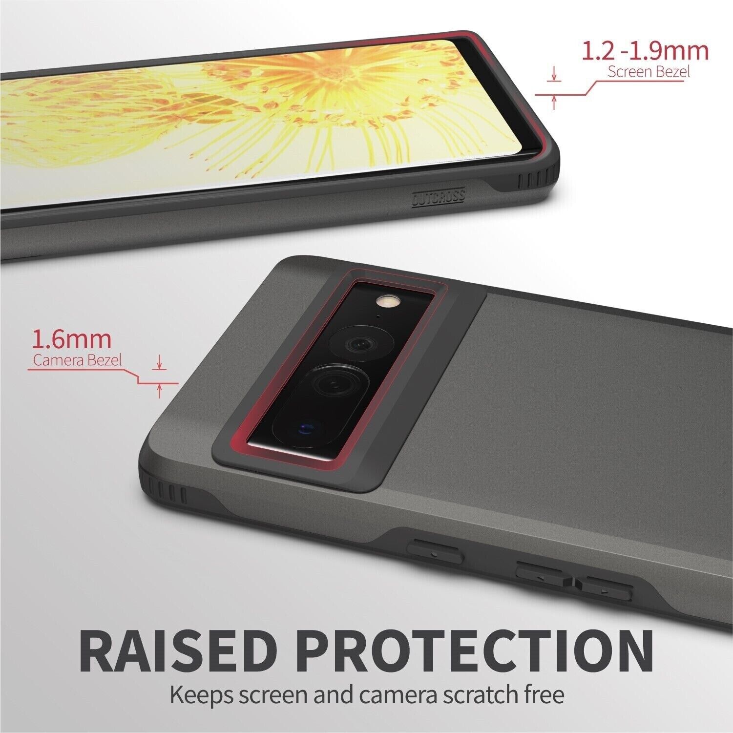 Vena Outcross Hybrid Shockproof Case for Google Pixel 7