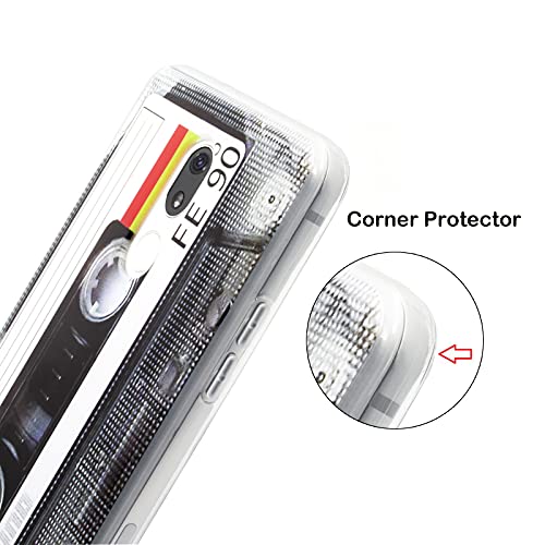 Cool Retro Cassette Music Shockproof Bumper Case for LG Stylo 5