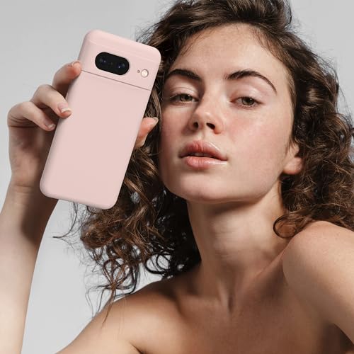 Pink Liquid Silicone Case for Google Pixel 8