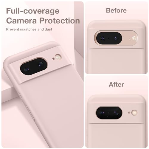 Pink Liquid Silicone Case for Google Pixel 8