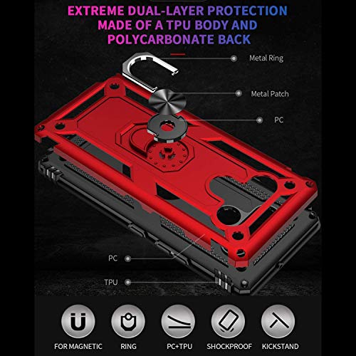 LG Stylo 6 Case with Screen Protector & Kickstand