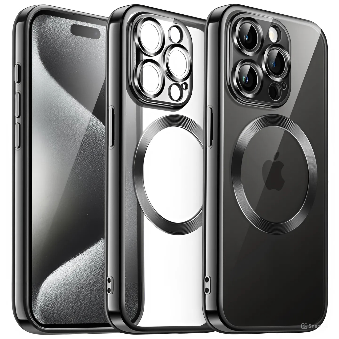 iPhone Shockproof Mag Safe TPU Case with Lens Cover