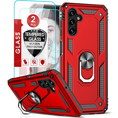 LeYi Samsung Galaxy A13 Case with Tempered Glass