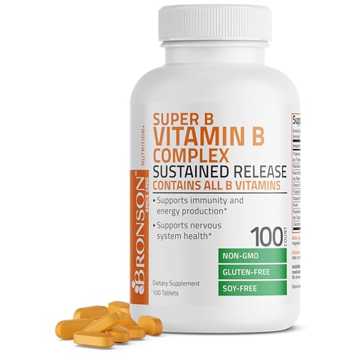 Bronson Super B Vitamin Complex - 100 Tablets
