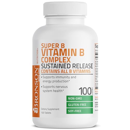 Bronson Super B Vitamin Complex - 100 Tablets