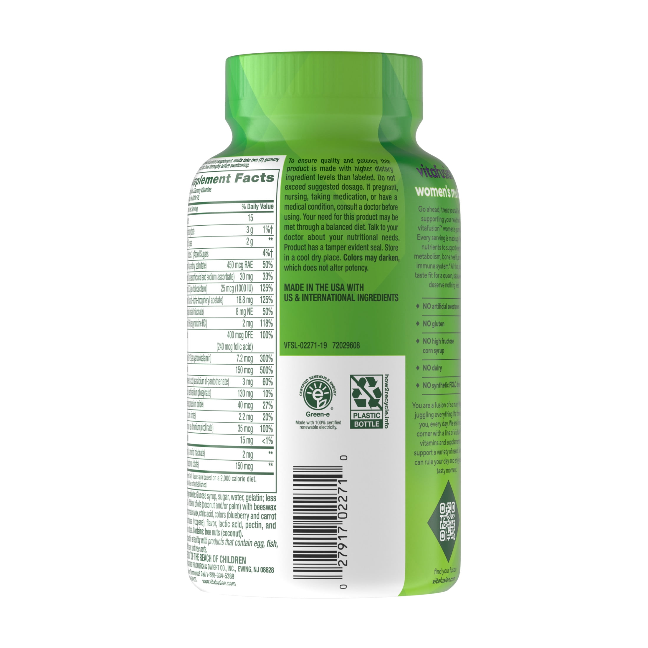 Berry Flavored Women's Multivitamin Gummies - 150 Count