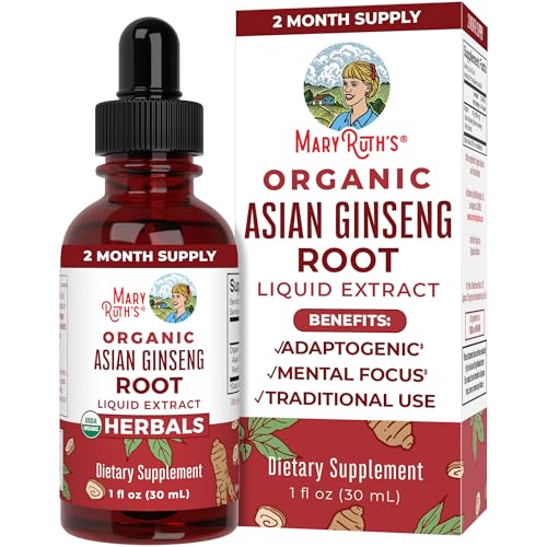 Asian Ginseng Supplement for Vitality and Focus