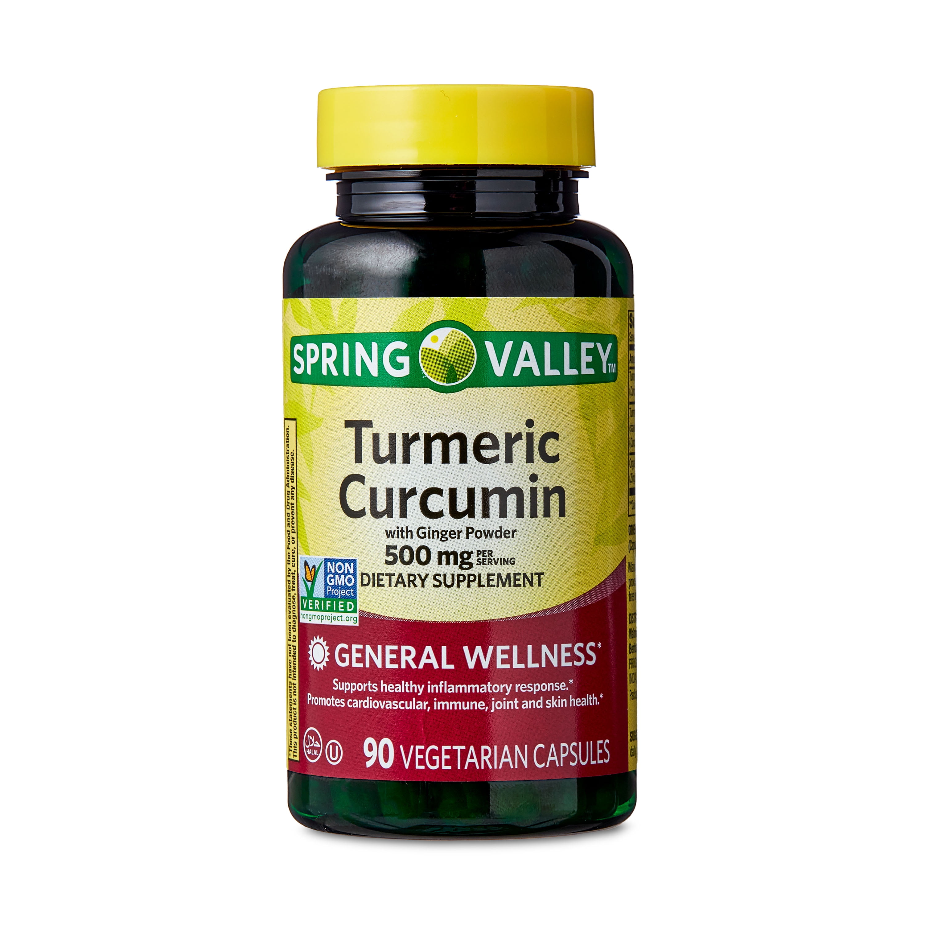 Turmeric Curcumin 500mg Veg Capsules - 90ct