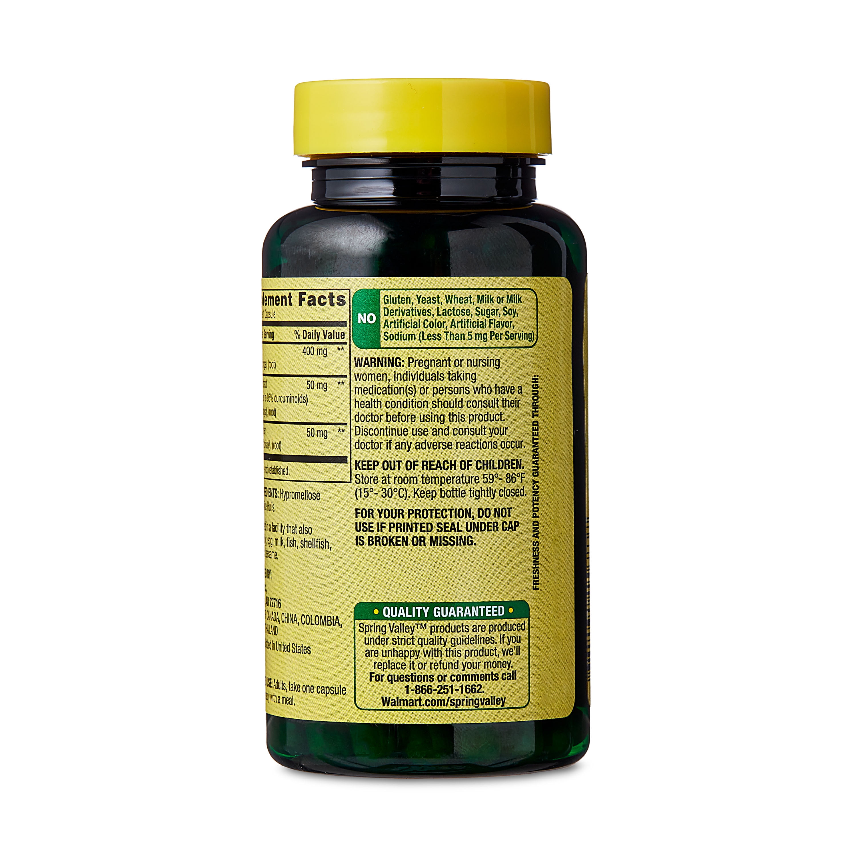 Turmeric Curcumin 500mg Veg Capsules - 90ct