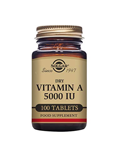Dry Vitamin A 1500 mcg (5000 IU) Solgar 100 Tabs
