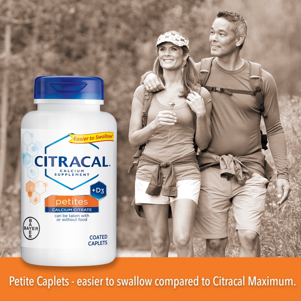 Highly soluble Citracal Petites with 400mg Calcium Citrate