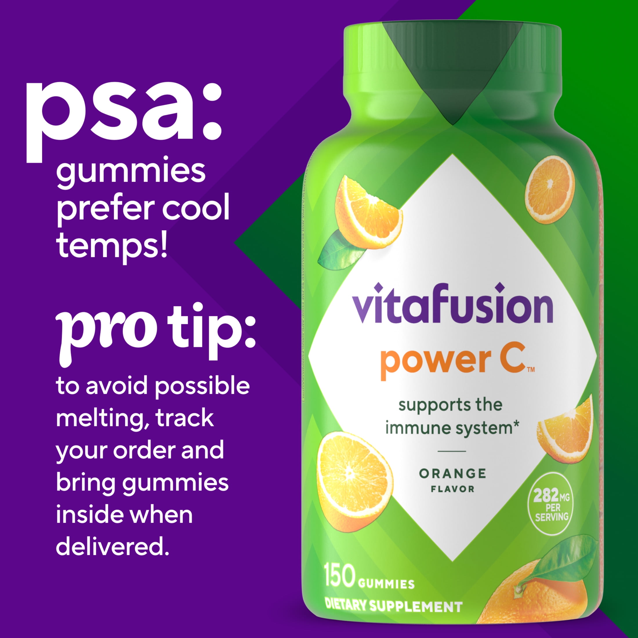 Vitafusion Power C Gummies for Immune Support