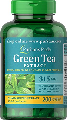 Puritan's Pride Green Tea Standardized Extract 315 mg
