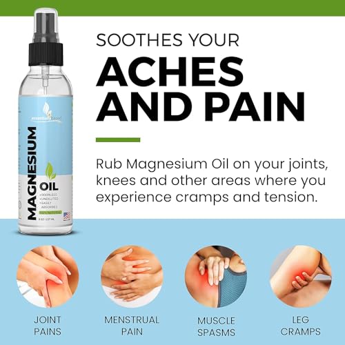 Extra Strength 8oz Magnesium Oil Spray for Wellness