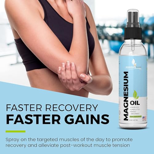 Extra Strength 8oz Magnesium Oil Spray for Wellness