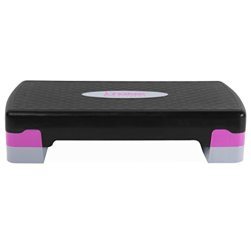 Pink Tone Fitness Aerobic Step, Enhance Exercise Platform