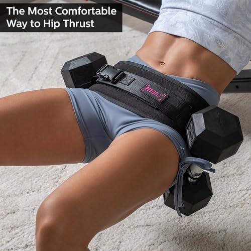 FITBELT Hip Thrust Belt - Glute Trainer for Home