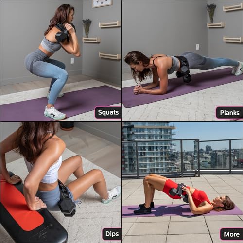 FITBELT Hip Thrust Belt - Glute Trainer for Home