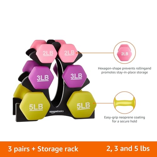 Neoprene Coated Hexagon Dumbbell Set for Overall Wellness