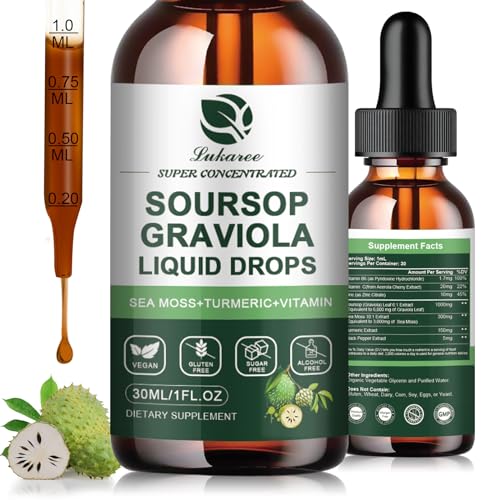 Soursop Graviola Leaf Extract Plus Botanical Sea Moss