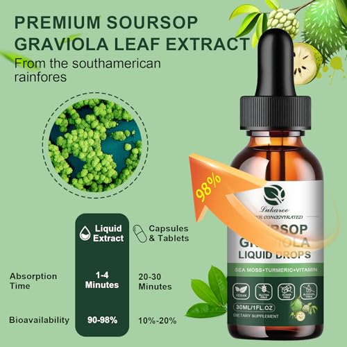 Soursop Graviola Leaf Extract Plus Botanical Sea Moss