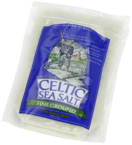 1 Pack Celtic Sea Salt, Fine Ground, 0.5lb