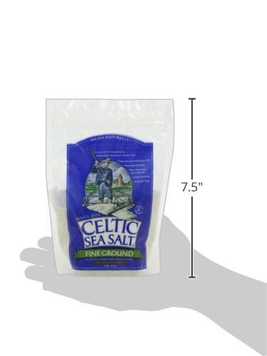 1 Pack Celtic Sea Salt, Fine Ground, 0.5lb