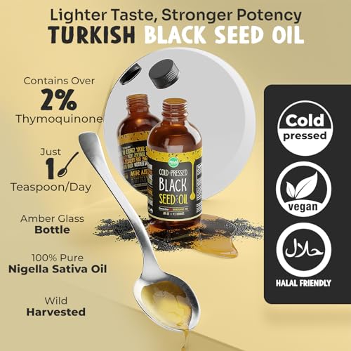 MAJU Black Seed Oil - Pure Turkish Cumin, 8 oz