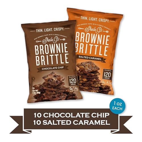 Sheila G's Low Calorie Brownie Brittle, 1 Oz, Pack of 20