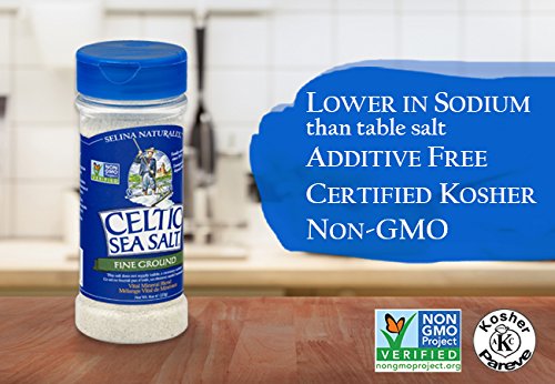 Celtic Sea Salt Shaker for Overall Wellness, 8 oz