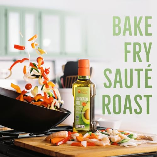 Pure Avocado Oil for Keto and Paleo Diet, High-Heat Cooking