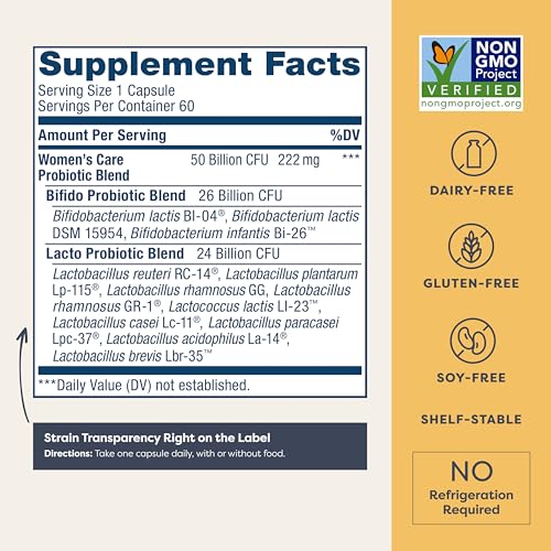 Renew Life Women's Probiotic Capsules, 50 Billion CFU