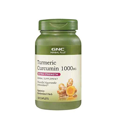 GNC Herbal Plus Turmeric Curcumin 1000mg Antioxidant Support