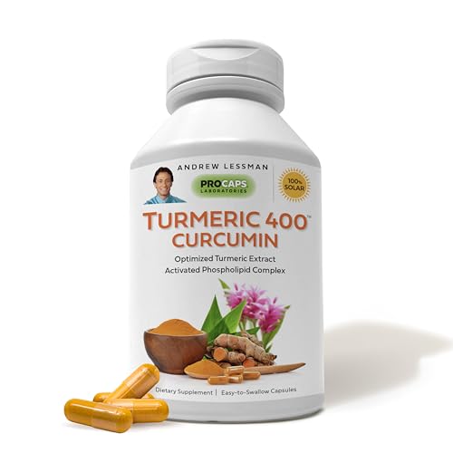 Andrew Lessman Turmeric 400 Capsules for Maximum Absorption