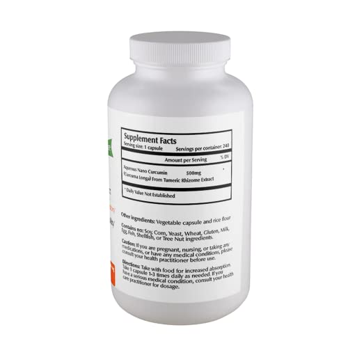 One Planet Nano Curcumin 500 mg Veggie Capsules