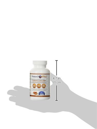 Turmeric Curcumin with BioPerine - 360 Vegan Capsules
