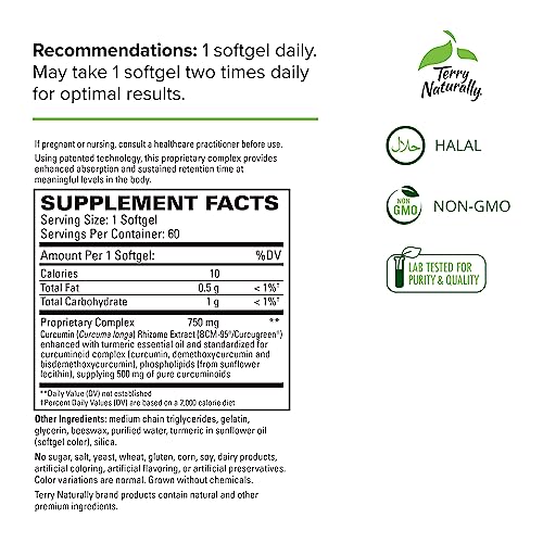 CuraMed Curcumin Complex 750 mg - 180 Softgels
