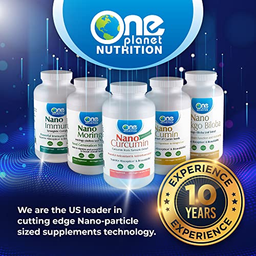 One Planet Nano Curcumin 500 mg Veggie Capsules
