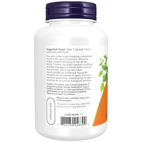 Turmeric Curcumin Herbal Supplement - 120 Veg Capsules