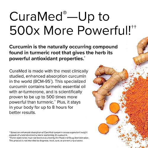 CuraMed Curcumin Complex 750 mg - 180 Softgels