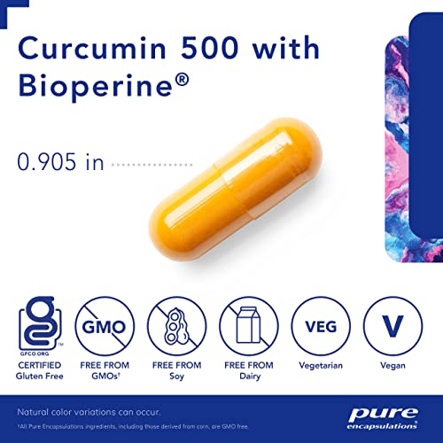 Curcumin 500 with Bioperine – Antioxidant Support Capsules